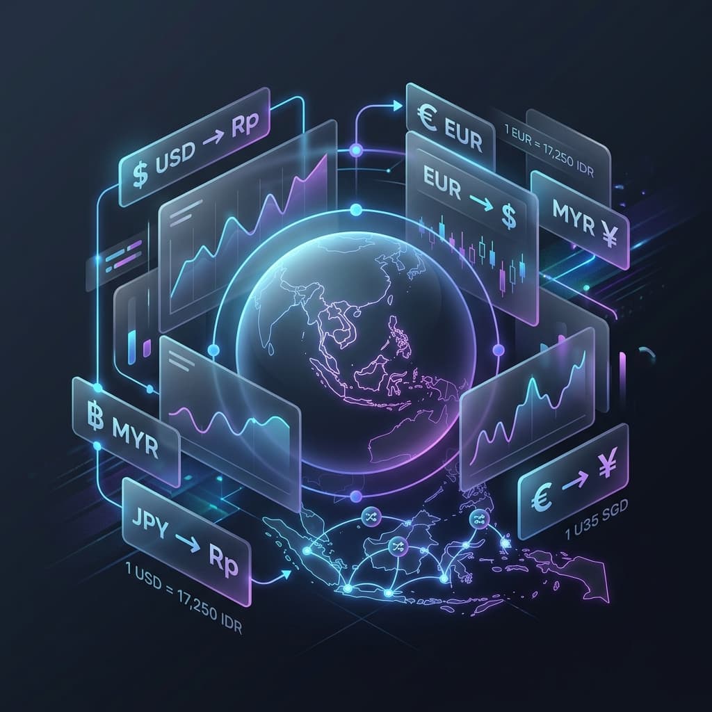 zrate.io - ASEAN currency exchange and transparency illustration